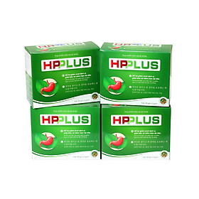 Combo 4 Hộp Dạ Dày HP PLus Giảm Ợ Chua, Nóng Rát, Đau Thượng Vị, Trào Ngược, Tiêu Viêm Lành Loét Dạ Dày Hiệu Quả