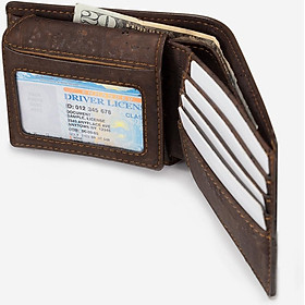 Ví nam đựng thẻ tín dụng chống sao chép dữ liệu thẻ PASSCASE WALLET kèm ngăn phụ - HGcork Corkor CK263 - Nhiều màu - Vật liệu 100% da cork thực vật thuần chay từ vỏ cây sồi Bồ Đào Nha, Siêu bền, Chống cháy, Chống mốc, Chống thấm nước, Thân thiện với môi trường – Hàng chính hãng, Sản xuất Handmade bởi Nghệ nhân Bồ Đào Nha