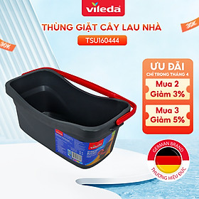 Thùng giặt cây lau nhà VILEDA Everyday Mop Bucket dung tích 11L, phù hợp cây lau tự vắt, bản rộng, chữ nhật - TSU160444