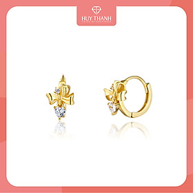 Bông Tai Nữ Vàng 14K BT441 Huy Thanh Jewelry