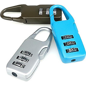 Ổ Khóa 3 Số Mini Giúp Bạn Bảo Vệ An Toàn Túi Xách, Cặp, Ba Lô, Vali Khi Đi Du Lịch, Mua Sắm, Xe Bus, Xe Khách - Đầu Tư Số Tiền Nhỏ Để Bảo Vệ Tài Sản Lớn