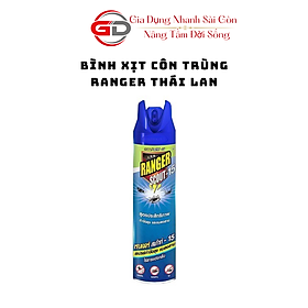 Bình Xịt Kiến Gián Ruồi Muỗi Và Côn Trùng Ranger 600ml Thái Lan