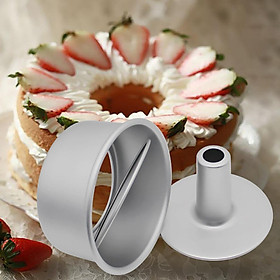 Set of 3 Pieces Angel Food  Aluminum  Round Chiffon Cake Baking  Bakeware with Removable Bottom
