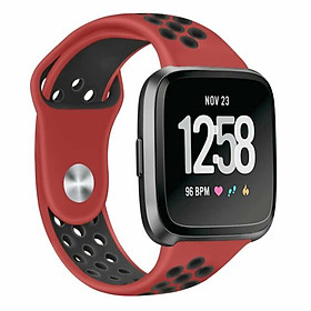 Dây Đeo Thể Thao Thoáng Khí Silicon Cho Fitbit Versa