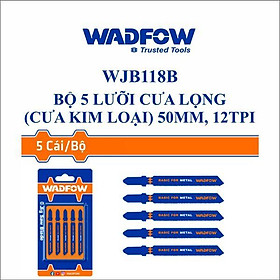 Mua BỘ 5 LƯỠI CƯA LỌNG CẮT KIM LOẠI 50MM WJB118B WADFOW - HÀNG CHÍNH HÃNG