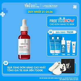 Tinh chất giúp tái tạo da, giảm thâm nám và nếp nhăn trên da, làm đều màu da La Roche Posay Retinol B3 Serum