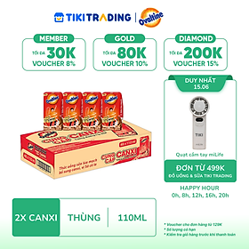 Thùng 48 hộp thức uống lúa mạch hương vị socola Ovaltine 110ml
