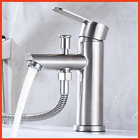 Mua Vòi lavabo kiêm sen tắm nóng lạnh cao cấp inox 304 SNL42 tặng đôi dây cấp nước inox
