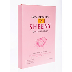 Hộp 6 miếng Nạ dừa làm sạch da ( Sheeney Coconut Bio Mask ) - Kay Beauty