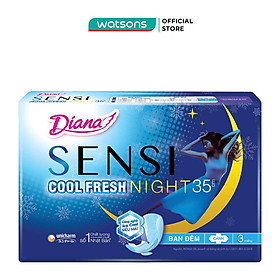 Băng Vệ Sinh Diana Sensi Night Cool Fresh 35cm