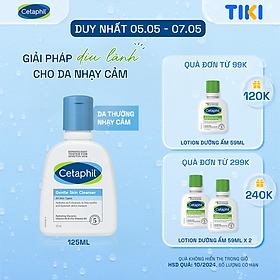 Hình ảnh Sữa rửa mặt dịu lành cho da nhạy cảm Cetaphil Gentle Skin Cleanser 125ml