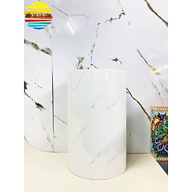 Mua Cuộn Xốp PVC Đá Trắng Ít Vân Sẵn Keo 0.6m*3m Dày 3mm