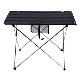 Bàn Xếp Đa Năng Dã Ngoại, Cắm Trại Naturehike (Size Lớn) - Màu Đen