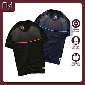 Combo 2 áo thun nam cổ tròn tay ngắn, chất thun lạnh mềm mại, co giãn thoải mái – FORMEN SHOP – FMCB2PS098