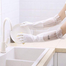 Mua Găng tay rửa chén có thun chống tuột dài 01