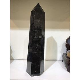 TRỤ THẠCH ANH ĐEN KT : C30,6 x N7. KL : 2,199KG. MS : TAĐ27