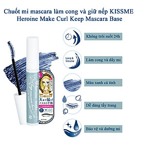 Mascara Lót Nền Nâng Dài Mi Chống Trôi Bền Trong 24h Kissme Heroine Make Dạng Màng Film Nâng Cao