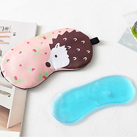 Mua Kính Ngủ Hàn Quốc Có Túi GEL Làm Mát Mắt - Miếng Bịt Mắt Che Mắt Khi Ngủ ( phát màu ngẫu nhiên )