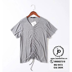 Bigsize Nữ - Áo Thun Rút Dây - áo thun big size - áo phông - áo mặc mùa hè - áo ngoại cỡ