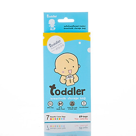 Hình ảnh Túi trữ sữa mẹ toddler 250ml-Hộp 49 túi ( tặng kèm 1ziplock mini)