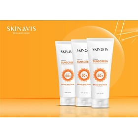 Kem chống nắng Skinavis Defense SunSreeen - Phổ rộng, không lên tone da, giúp bảo vệ da khỏi tác hại từ tia UV ánh nắng mặt trời.