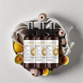 Combo 3 Chai Tinh Dầu Bưởi Xịt Tóc Pomelo Plush Mộc Ân Haircare