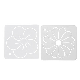 2 Pieces Square Acrylic Quilt Template Stencils for Embroidery Patchwork Sewing Craft