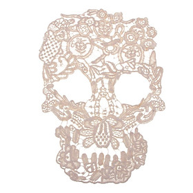 Embroidery Skull Sew On Patch Badge Fabric Bag Clothes Applique Transfer