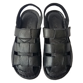 Giày Sandal Nam Bít Mũi Da Bò Thật BIGGBEN SD132