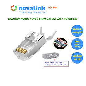 Mua Đầu bấm mạng xuyên thấu cat6A/ cat7 Novalink CC-01-00195 - Hàng chính hãng  Full thuế VAT  COCQ