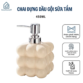 Chai Đựng Dầu Gội / Sữa Tắm Dạng Nhấn Tiện Dụng Cho Khách Sạn, Nhà Vệ Sinh Lọ Chiết Dầu Gội Lọ Chiết Mỹ Phẩm - HÀNG CHÍNH HÃNG MINIIN