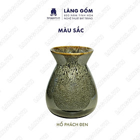 Mua Bình hoa  lọ hoa Gốm sứ Bát Tràng cao cấp men hỏa biến dáng giỏ cua to dùng làm quà tặng  trang trí - Làng Gốm Bát Tràng