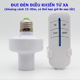  Đui đèn điều khiển bật tắt từ xa E27, đuôi đèn điều khiển bật tắt từ xa E27