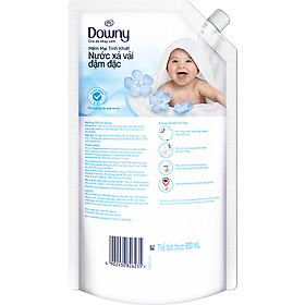 Nước Xả Vải Downy Mềm Mại Tinh Khiết Dạng Túi 800ml Cho Da Nhạy Cảm