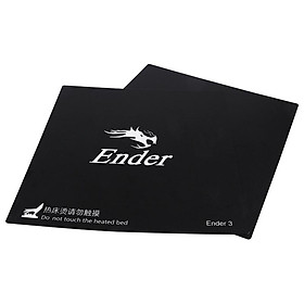 Phụ kiện máy in 3D Nhãn dán bệ giường nóng 235x235mm được điều chỉnh cho Ender-2 Ender-3 Màu: Đen