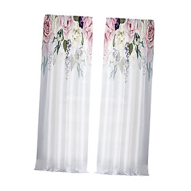 Digital Printing  Curtain Two Panels for Living Room, Bedroom