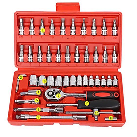 Mua Bộ Dụng Cụ Sửa Xe Chất Lượng Cao: Mở Bu Lông Ốc VíJt Đa Năng 46 Chi Tiết Hàng Dày Loại Tốt  ĐÈN TRANG TRÍ
