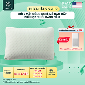 Mua Gối 2 Mặt Công Nghệ Mỹ Cao Cấp Tiện Dụng Phù Hợp Với Nhiều Dáng Nằm - Zinus Dual Side Memory Foam Pillow