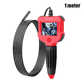 Endoscope Industrial Endoscope 2.4 Inch Screen Inspection HD Handheld Endoscope Waterproof Wide Viewing Angle for Car, Air Conditioner, Engine Checking 1 Meter