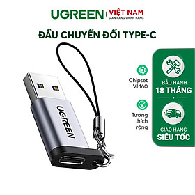 Mua Đầu chuyển đổi USB-C sang USB 3.0  dùng cho PC  laptop  macbook  điện thoại... UGREEN US204 US276 - Hàng chính hãng