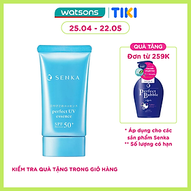 Kem Chống Nắng Nâng Tông Senka Perfect UV Essence SPF50+ PA++++ 50g