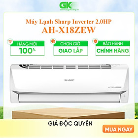 X18zew - máy lạnh sharp inverter 2 hp ah-x18zew - hàng chính hãng - giao hcm