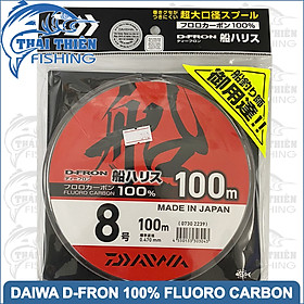 Dây Câu Cá Leader Daiwa D-Fron 100% Fluoro Carbon Cuộn 100m Made In Japan