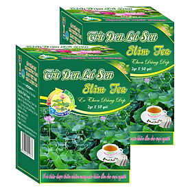 Combo 3 Hộp Trà Đen Lá Sen Giúp Giảm Cân An Toàn Cho Eo Thon Dáng Đẹp - Nguyên Thái Trang (Hộp 2gr X 50 Gói)