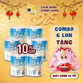 Combo 6 Lon Sữa Kid Essentials Cho Trẻ Biếng Ăn, Chậm Tăng Cân 800g - Bao Bì Mới [NHẬP KHẨU CHÍNH HÃNG]
