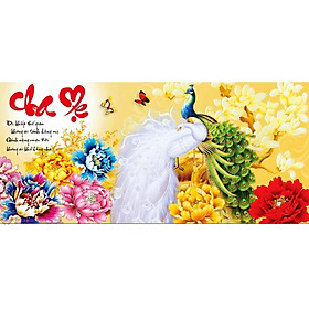 Tranh thêu chữ thập Cha mẹ - LV3053
