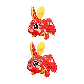 Chinese New Year Rabbit Plush Toy Stuffed Animals