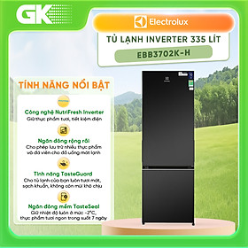 Mua Tủ lạnh Electrolux Inverter 335 lít EBB3702K-H - Hàng chính hãng (chỉ giao HCM)