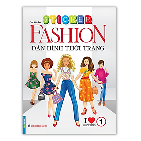 Sách - Sticker Fashion Dán hình thời trang tập 1