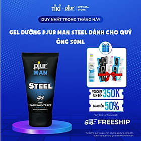 Gel dưỡng tăng cường sinh lý nam Pjur Man Steel 50ml kéo dài thời gian quan hệ, tăng cường dương và lưu thông máu